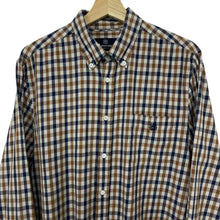 Load image into Gallery viewer, Aquascutum House Check Long Sleeved Shirt - Extra Large (XL) PTP 23"