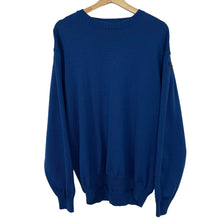 Load image into Gallery viewer, Paul and Shark Bretagne Blue Crew Neck Sweater - Large (L) PTP 23"