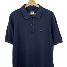 Load image into Gallery viewer, C.P Company Navy Short Sleeved Polo - Extra Large (XL) PTP 22"