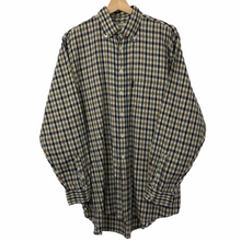 Load image into Gallery viewer, Aquascutum House Check Long Sleeved Shirt - Large (L) PTP 24.5"
