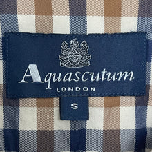 Load image into Gallery viewer, Aquascutum House Check Long Sleeved Shirt - Small (S) PTP 19"