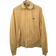 Load image into Gallery viewer, Vintage Lacoste Izod Yellow Full Zip Up Jacket - Large (L) PTP 24"