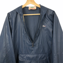 Load image into Gallery viewer, Vintage Lacoste Navy Half Zip Cagoule - Medium (M) PTP 22.5"