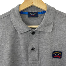 Load image into Gallery viewer, Paul and Shark Grey Short Sleeved Polo - Medium (M) PTP 19.75"