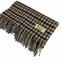 Load image into Gallery viewer, Aquascutum Classic House Check Lambswool / Cashmere Scarf - One Size Fits All