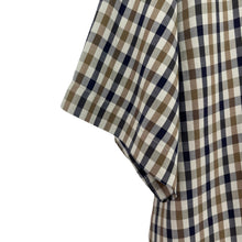 Load image into Gallery viewer, Aquascutum House Check Short Sleeved Shirt - Large (L) PTP 24.75"
