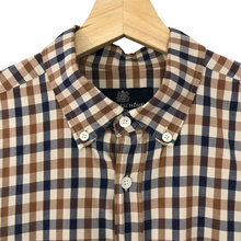 Load image into Gallery viewer, Aquascutum House Check Long Sleeved Shirt - Medium (M) PTP 20.25"