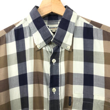 Load image into Gallery viewer, Aquascutum Block Check Short Sleeved Shirt - Large (L) PTP 24.5"