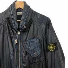 Load image into Gallery viewer, Stone Island Navy Mussola Gommata Jacket - Medium (M) PTP 22"