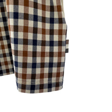 Load image into Gallery viewer, Aquascutum Beige / House Check Short Sleeved Polo - Large (L) PTP 21.5"