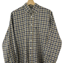 Load image into Gallery viewer, Aquascutum House Check Long Sleeved Shirt - Small (S) PTP 22.5"