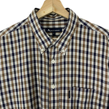 Load image into Gallery viewer, Aquascutum House Check Long Sleeved Shirt - Extra Large (XL) PTP 25"