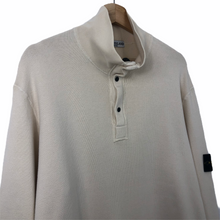Load image into Gallery viewer, Stone Island Cream Half Zip Sweater - Double Extra Large (XXL) PTP 25.5"