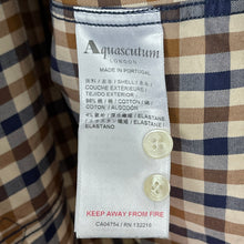 Load image into Gallery viewer, Aquascutum House Check Long Sleeved Shirt - Large (L) PTP 22.5"