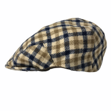 Load image into Gallery viewer, Aquascutum 100% Wool House Check Flat Cap - Small (S)