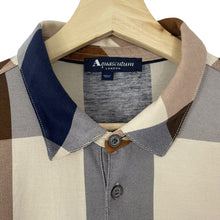 Load image into Gallery viewer, Aquascutum Block Check Short Sleeved Polo - Medium (M) PTP 20.75"