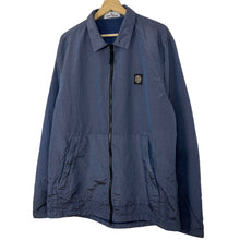 Load image into Gallery viewer, Stone Island Blue Weft Nylon Seersucker TC Overshirt - Extra Large (XL) PTP 24"