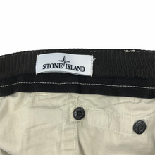 Load image into Gallery viewer, Stone Island Cream Bermuda Cargo Shorts - W 40"