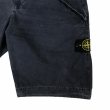 Load image into Gallery viewer, Stone Island Navy Blue Bermuda Shorts - W 34"