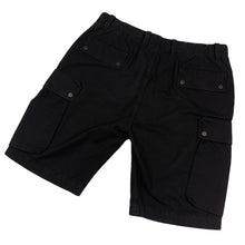 Load image into Gallery viewer, Paul and Shark Black Parachute Cargo Shorts - W 34"