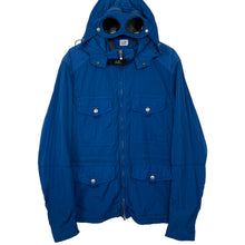 Load image into Gallery viewer, C.P Company Blue Multi Pocket Nysack Goggle Jacket - 54 PTP 23"