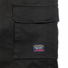 Load image into Gallery viewer, Paul and Shark Black Cargo Shorts - W 34"