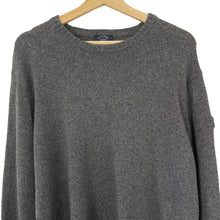 Load image into Gallery viewer, Paul and Shark Grey Crew Neck Wool Sweater - Extra Large (XL) PTP 22.5"