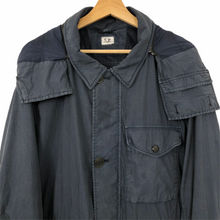 Load image into Gallery viewer, C.P Company Navy 50.3 Cinquanta Fili Goggle Jacket - 56 PTP 25"