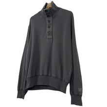 Load image into Gallery viewer, C.P Company Grey Half Zip Button Up Pullover - Double Extra Large (XXL) PTP 26"