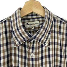 Load image into Gallery viewer, Aquascutum House Check Short Sleeved Shirt - Large (L) PTP 24.75"