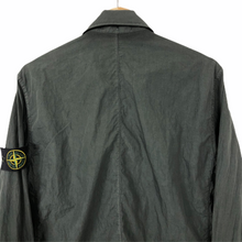 Load image into Gallery viewer, Stone Island Dark Grey Zip Up Overshirt - Medium (M) PTP 21"