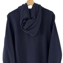Load image into Gallery viewer, Paul and Shark Navy Embroidered Logo Hoody - Medium (M) PTP 20.75"