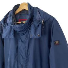 Load image into Gallery viewer, Paul and Shark Navy Hooded Jacket - Large (L) PTP 23"