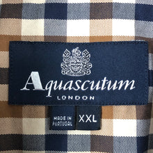 Load image into Gallery viewer, Aquascutum House Check Short Sleeved Shirt - Double Extra Large (XXL) PTP 24.25"