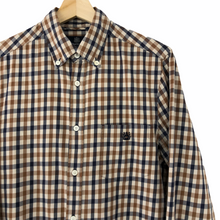 Load image into Gallery viewer, Aquascutum House Check Long Sleeved Shirt - Small (S) PTP 20.5"