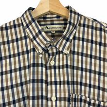 Load image into Gallery viewer, Aquascutum House Check Long Sleeved Shirt - Extra Large (XL) PTP 25"