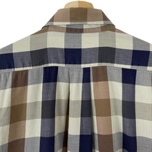 Load image into Gallery viewer, Aquascutum Block Check Short Sleeved Shirt - Medium (M) PTP 23"