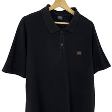Load image into Gallery viewer, Paul and Shark Black Short Sleeved Polo - Double Extra Large (XXL) PTP 22.5"