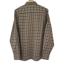 Load image into Gallery viewer, Aquascutum House Check Long Sleeved Shirt - Large (L) PTP 21.75"