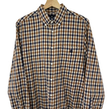 Load image into Gallery viewer, Aquascutum House Check Long Sleeved Shirt - Large (L) PTP 21.75"