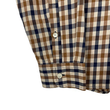 Load image into Gallery viewer, Aquascutum House Check Long Sleeved Shirt - Medium (M) PTP 20.75"