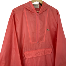 Load image into Gallery viewer, Vintage Pink Lacoste Izod Half Zip Cagoule - Medium (M) PTP 23.5"