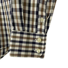 Load image into Gallery viewer, Aquascutum House Check Long Sleeved Shirt - Small (S) PTP 20.75"