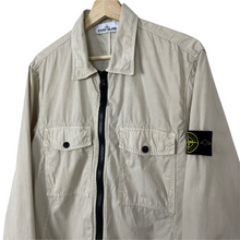 Load image into Gallery viewer, Stone Island Beige Double Pocket Overshirt - Medium (M) PTP 21.75"