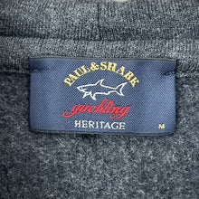 Load image into Gallery viewer, Paul and Shark Grey Embroidered Logo Hoody - Medium (M) PTP 20.75"