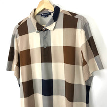 Load image into Gallery viewer, Aquascutum Block Check Short Sleeved Polo - Extra Large (XL) PTP 22.5"