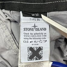 Load image into Gallery viewer, Stone Island Grey Bermuda Cargo Shorts - W 30"