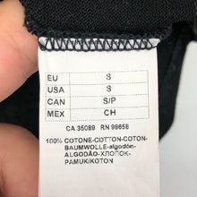 Load image into Gallery viewer, Paul and Shark Black / Khaki Short Sleeved Logo T-Shirt - Small (S) PTP 18"