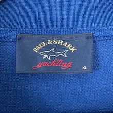 Load image into Gallery viewer, Paul and Shark Blue Long Sleeved Polo - Extra Large (XL) PTP 23"