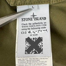 Load image into Gallery viewer, Stone Island Khaki Double Pocket Overshirt - Large (L) PTP 23.25"